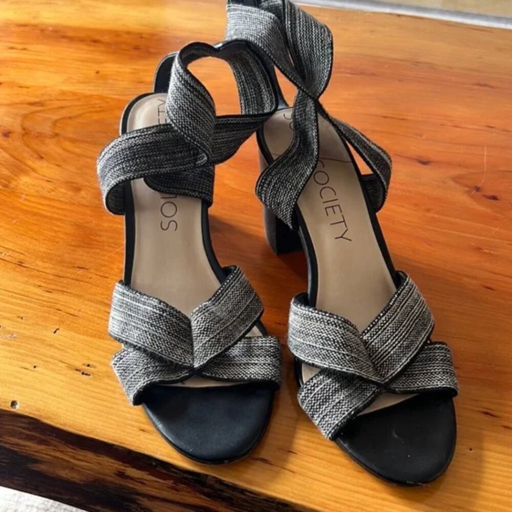 Sole society Josey Block heel sandals - womens size 9